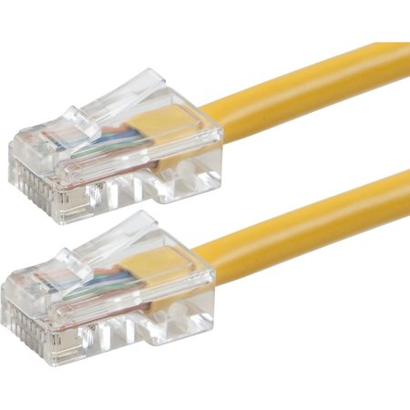 UPC: 0889028013014 | Monoprice ZEROboot Series Cat6 24AWG UTP Ethernet Network Patch Cable  7ft Yellow