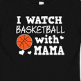 thumbnail image 4 of Inktastic I Watch Basketball with Mama Boys Baby T-Shirt, 4 of 5