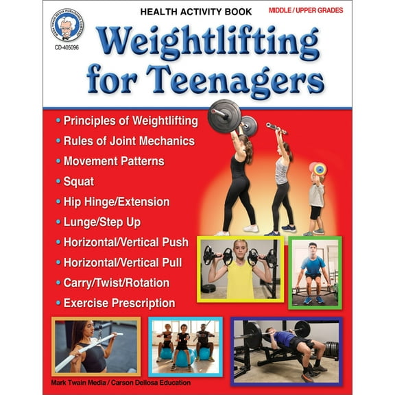 Weightlifting for Teenagers Workbook, Grades 6 - 12, (Paperback)