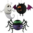 thumbnail image 1 of Festive Halloween Decoration Spooky 3d Paper Halloween Ornament Set Creative Foldable Decoration for Haunted Houses Parties, 1 of 5