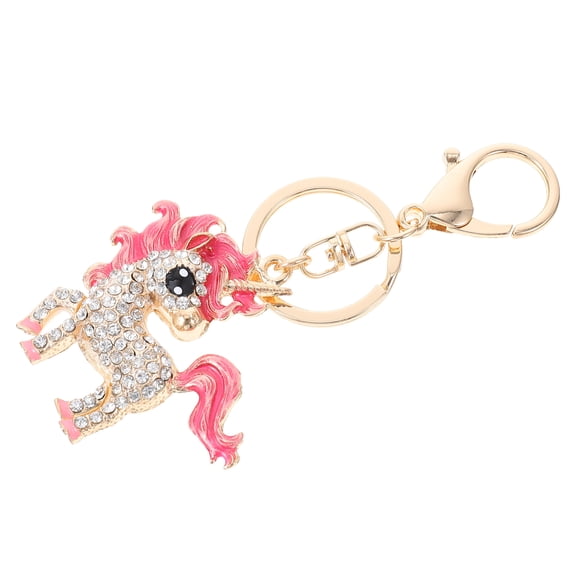 Pretyzoom Bag Pendant Charm Keychain Decorative Keychain Pink 1Set Everyday Use