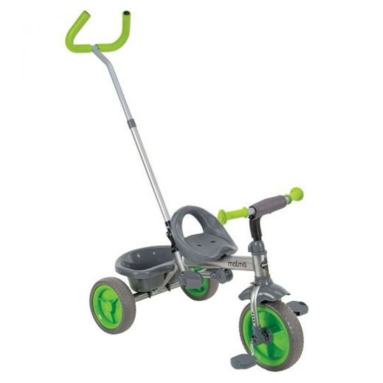 Huffy Malmo 4 in 1 Canopy Tricycle with Push Handle Cup Holder