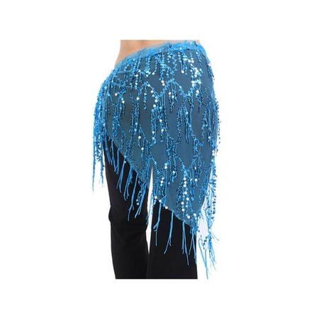 Belly Dance Dancing Tassel Belt - Ropalia Belt Skirt Fringes Sequin Shawl Belly Dance Tassel Hip Scarf