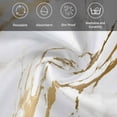 thumbnail image 5 of White Gold Modern Cloth Napkins, Abstract Vintage Marble Geometric Washable and Reusable Dinner Napkins Set of 6, Table Napkin for Kitchen Party Birthday Wedding Hotel Housewarming 20"x20", 5 of 8