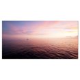 thumbnail image 2 of Purple Cloudy Seascape View - Modern Beach Canvas Art Print, 2 of 3