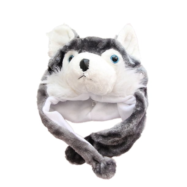 Cute Funny Fashion Children Kids Cartoon Animal Hat - Gris (Huskie)