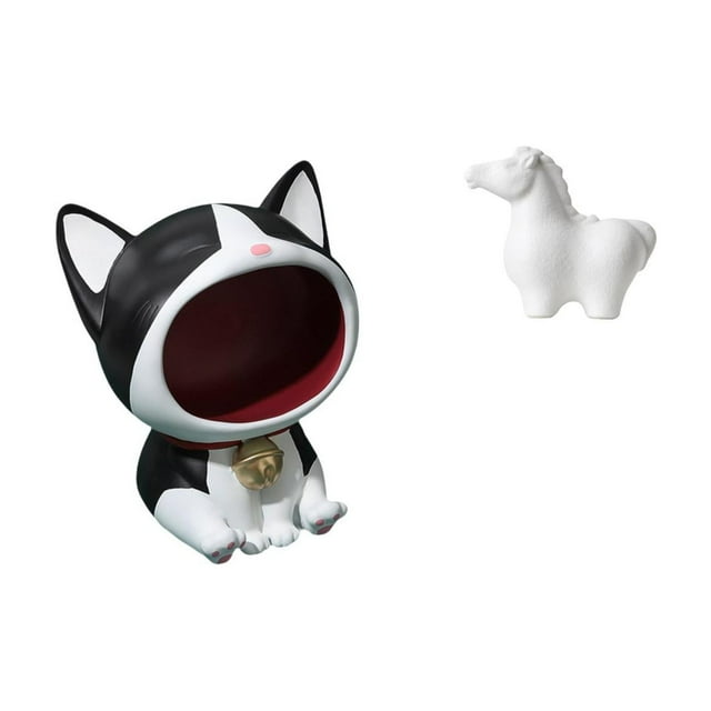 Estatua de gato y caballo de , adorno artesanal decorativo para mesa, centro de mesa, dormitorio, escritorio, sala de estar, interior, oficin