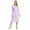 Purple, variant on Women's Polka Dot Nightgown Long Sleeve Button Up Nightshirt Over Knee Length Nightdress Casual Soft Sleep Dress Loungewear, S-2XL
