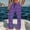Purple#2, variant on GaThRRgYP Men's Plaid Polyester Lounge Pajama Pants,Men's Pajamas Casual Plaid Printing Loose Leisure Sports Elasticity Pants Straight Vintage Trousers with Pockets Brown M