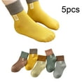 thumbnail image 3 of Esaierr Boys Socks Soft Cotton Crew Socks Mid Calf Half Cushioned Socks for Toddler Kids 1-12 Years Old, 5 Pairs, 3 of 9