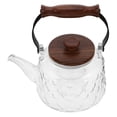 thumbnail image 6 of FOMIYES Heat Resistant Transparent Glass Teapot with Unique Artistic Design for Household Stovetop Use, 6 of 8