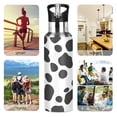 thumbnail image 7 of Yayeee 33oz Insulated Water Bottle Double Wall Stainless Steel with Flip Straw Lid, Cow Spots, 7 of 7