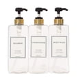 thumbnail image 1 of Dispensadores de champú y acondicionador HARRA HOME, 800 ml, juego de 3, 1 of 9