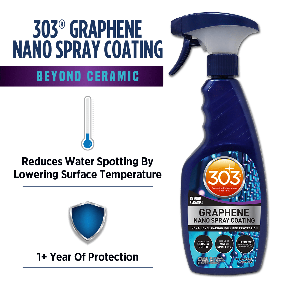 303 Products Marine Graphene Nano Spray Coating - Next Level Protection -  Enhances Gloss and Depth - Reduces Water Spotting - UV Ray Protection- Safe