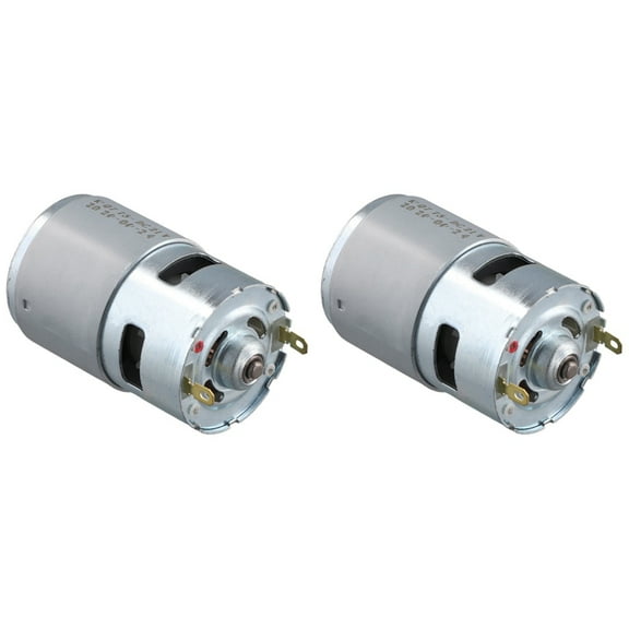 2X 775 DC 21V Small Brush Motor High-Speed Silent Motor High-Power Dual Bearing Motor