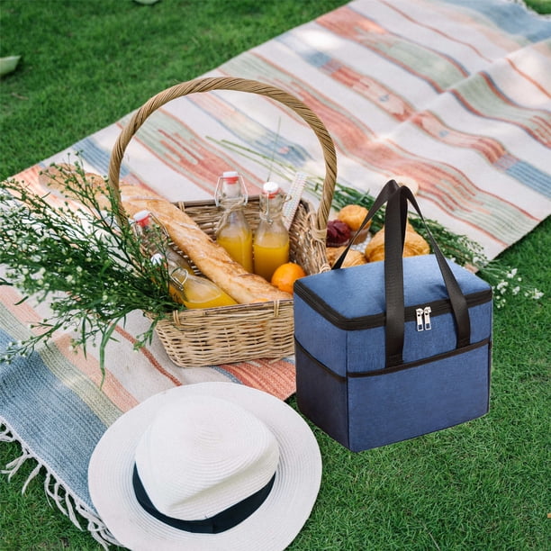 Bolsa térmica para el trabajo y la escuela | Bolsa térmica hermética para picnics y playa | Lonchera reutilizable para hombres, mujeres y estudiantes | Gran capacidad, tela resistente