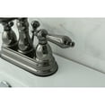 thumbnail image 4 of NB1600AL Water Onyx 4 in. Deck Mount Lavatory Faucet with ABS/Brass Pop-up Drain, Black Nickel, 4 of 5