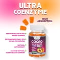 thumbnail image 6 of CoQ10 Gummies - Coenzyme Q10 100mg Per Serving - 3X Strength, High Absorption, Antioxidant Supplements for Heart Health Support & Energy Production, Ultra Coq 10 Vitamins Supplement - 60 Gummies, 6 of 10