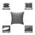 thumbnail image 3 of OFM 161 Collection Mid Century Modern 2-Pack 18 x 18 Accent Pillows, Dark Gray (161-PIL01-DGRY-2), 3 of 18