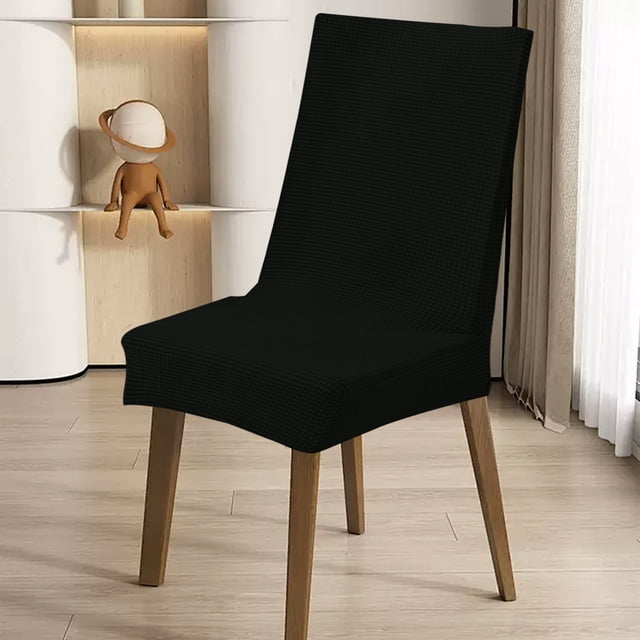 Xihbxyly Artículos Fundamentos de silla elástica cepillada color sólido, suave y cómoda, prueba de suciedad y resistente al desgaste, adecuada para sillas de comedor
