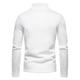 thumbnail image 4 of Hombres Solapa Cremallera Diseño Sólido Casual Cuello Alto Base Pollover Camisa Blusa Odeerbi ODB-6, 4 of 4