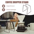 thumbnail image 3 of Shisuyan Pour Over Coffee Dripper Stand Metal Filter Cup Holder Reusable Coffee Filter Rack (Antique Brass), 3 of 8