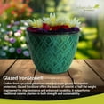 thumbnail image 5 of Headwind Consumer Products 229090 5 in. Diamond Planter, Blue - Pack of 6, 5 of 6