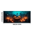 thumbnail image 2 of Halloween Garage Door Banner With Festive And Quirky Decorations Hanging This Banner Becomes Effortless Due To Its User Friendly Installation Mechanism., 2 of 8