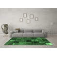 thumbnail image 3 of Ahgly Company Indoor Rectangle Patchwork Emerald Green Transitional Area Rugs, 8' x 10', 3 of 4