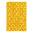 thumbnail image 3 of Unique Loom Trellis Shag Collection Area Rug - Ruby (6' x 9' Rectangle Yellow/Ivory), 3 of 11