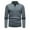 Dark Gray, variant on ZRGHAOYLQ Mens Knit Shirt Long Sleeve Quarter Zip Pullover Big and Tall Stand Collar Shirts Solid Color Plus Size Shirt Tops