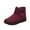Watermelon Red, variant on Snow Boots for Women Ankle Booties, Winter Boots Women Waterproof Snow Shoes Flat Casual Plus Size Shoes