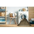 thumbnail image 2 of Ahgly Company Machine Washable Indoor Round Transitional Night Red Area Rugs, 6' Round, 2 of 7