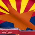 thumbnail image 4 of G128 - Arizona State Flag 3x5 ft Printed Brass Grommets 150D Quality Polyester Flag Indoor/Outdoor - Much Thicker and More Durable Than 100D and 75D Polyester, 4 of 6