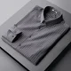 thumbnail image 4 of Camisas para hombre Camisa de rayas para hombre negra Venta de ropa popular coreana Cosas baratas con estilo coreano Asia Xxl Botones I, 4 of 4