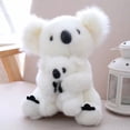 thumbnail image 1 of Cute 14-30cm Accompany Doll Plush Craft Toy Doll Toy Simulation Koala Bear Home Decor Plush doll Koala Stuffed Toy Stuffed Animal Doll Parent-Child Toys Koala Plush Toy WHITE 30CM MOTHER AND SON, 1 of 8