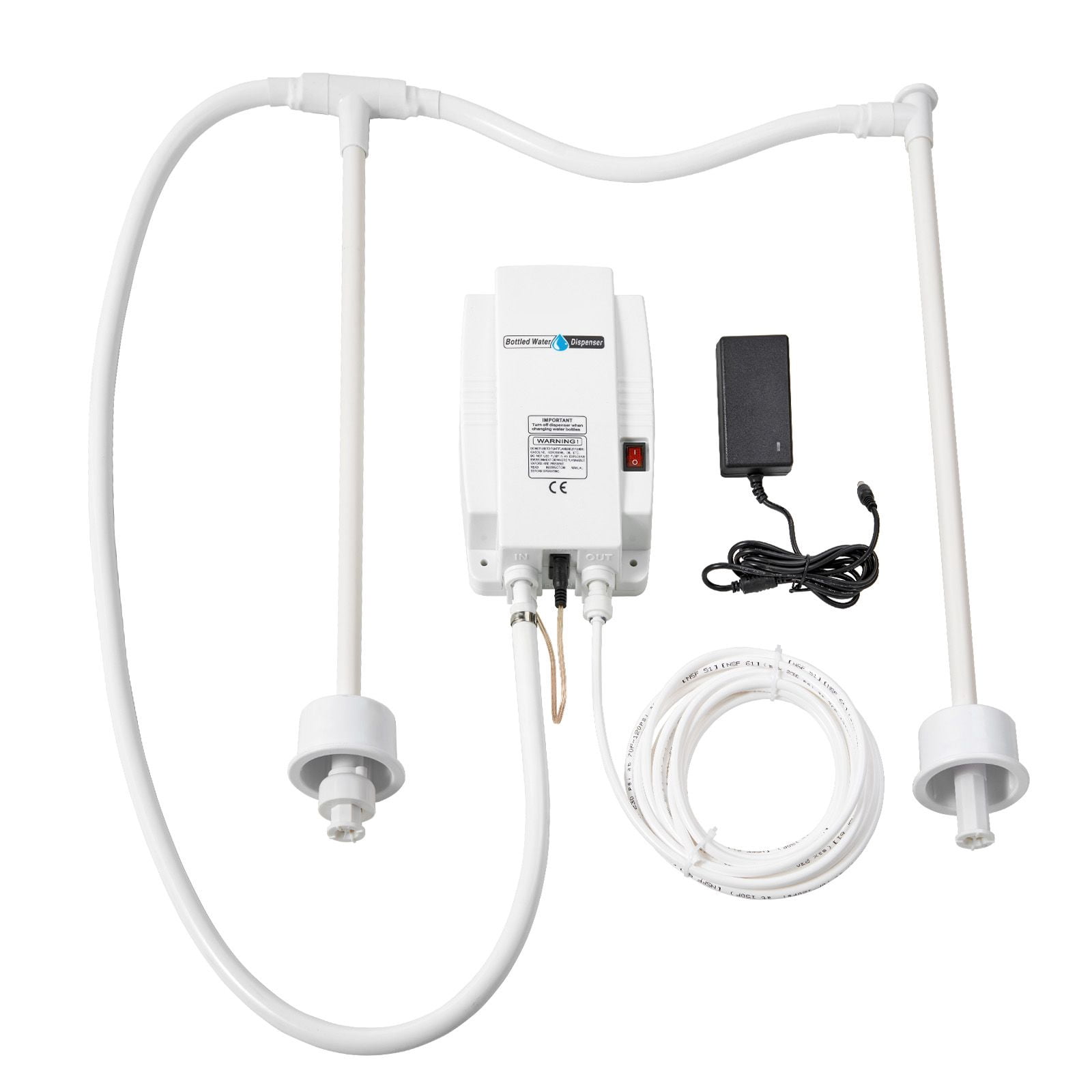 Dranite 2-Bottle Water Dispenser Pump, for 5 Gallon Jugs Dual Dispensing System