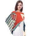 thumbnail image 4 of Ndependence Day Architectural Symbol Translucent Breathable Chiffon Yarn Silk Scarf 180*73 (70.86*28.7in) - Lightweight Head Wrap for Women and Girls, 4 of 6