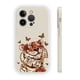 thumbnail image 1 of Mejora el estilo de tu iPhone con una funda plateada mate de doble capa con un divertido diseño de dibujos animados, 1 of 4
