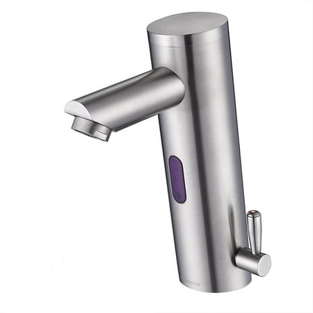 Aquaterior Automatic Sensor Bathroom Faucet Touchless Undermount Sink Tap Nickel