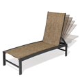 thumbnail image 5 of Pellebant  Adjustable Aluminum Patio Chaise Lounge Chairs Outdoor (Set of 2) Grey&Brown Fabric, Dark Grey Farme, 5 of 5