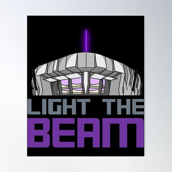 Light The Beam - Sacramento Basketball Poster Wall Art, Modern Wall Decor, 8x12 UNFRAMED