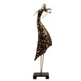 thumbnail image 1 of Truu Design Antique Tall Female Violin Iron Sculpture, 1 of 1