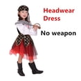 thumbnail image 1 of Disfraces De Cosplay Para Niñas Disfraz De Pirata Para Niños Navidad Año Nuevo Halloween Cumpleaños Vestido, 1 of 4