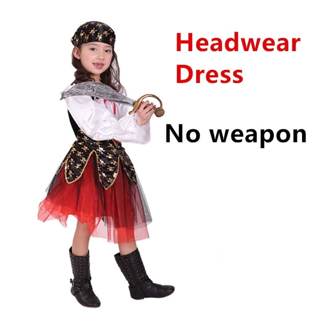 Disfraces De Cosplay Para Niñas Disfraz De Pirata Para Niños Navidad Año Nuevo Halloween Cumpleaños Vestido