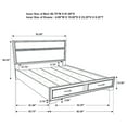 thumbnail image 2 of Plethoria Home 2-drawer Platform Storage Bed, 2 of 8