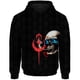 thumbnail image 2 of Sudadera con capucha con estampado de calavera para hombre, suéter informal holgado a la moda, ropa Y2k, ropa superior gótica para hombre, 2 of 5