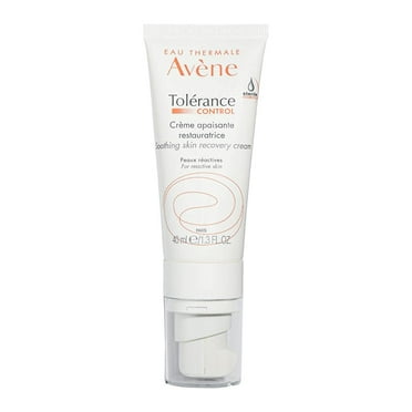 Eau Thermale Avene Tolerance Control Soothing Skin Recovery Cream, Hypersensitive Normal-Combination Skin Face Moisturizer, No Preservatives, 1.3 Fl Oz