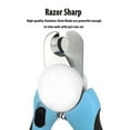 thumbnail image 5 of Pet Nail Clippers with Rubbing Burr Suit Dogs Claw Care Trimmer - Razor Sharp Blades - Cats Grooming Nail Cutter for All Pets, 5 of 7