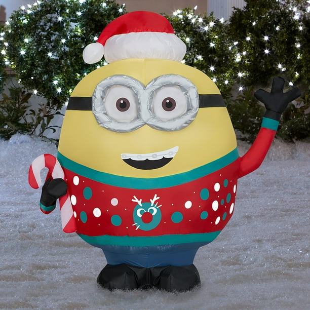 Minion Otto Airblown Inflatable 3.5' tall Christmas Display